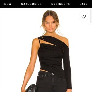 Superdown Pixie Asymmetrical Top